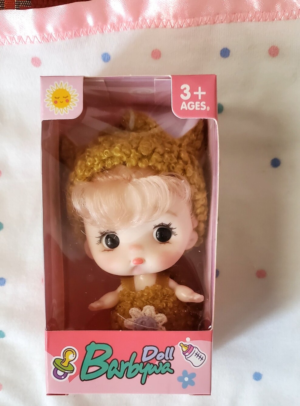 New Cute Tiny Doll 3.5 Inchs NWB